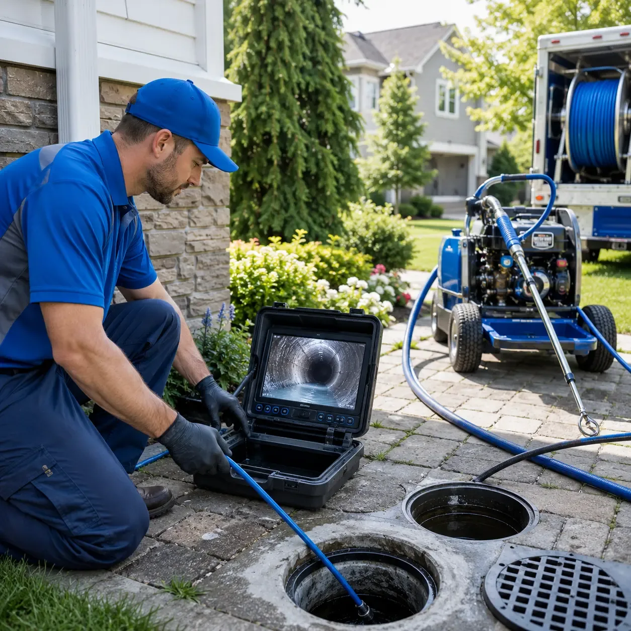 Outdoor drain cleaning professionals serving Hermon, ME
