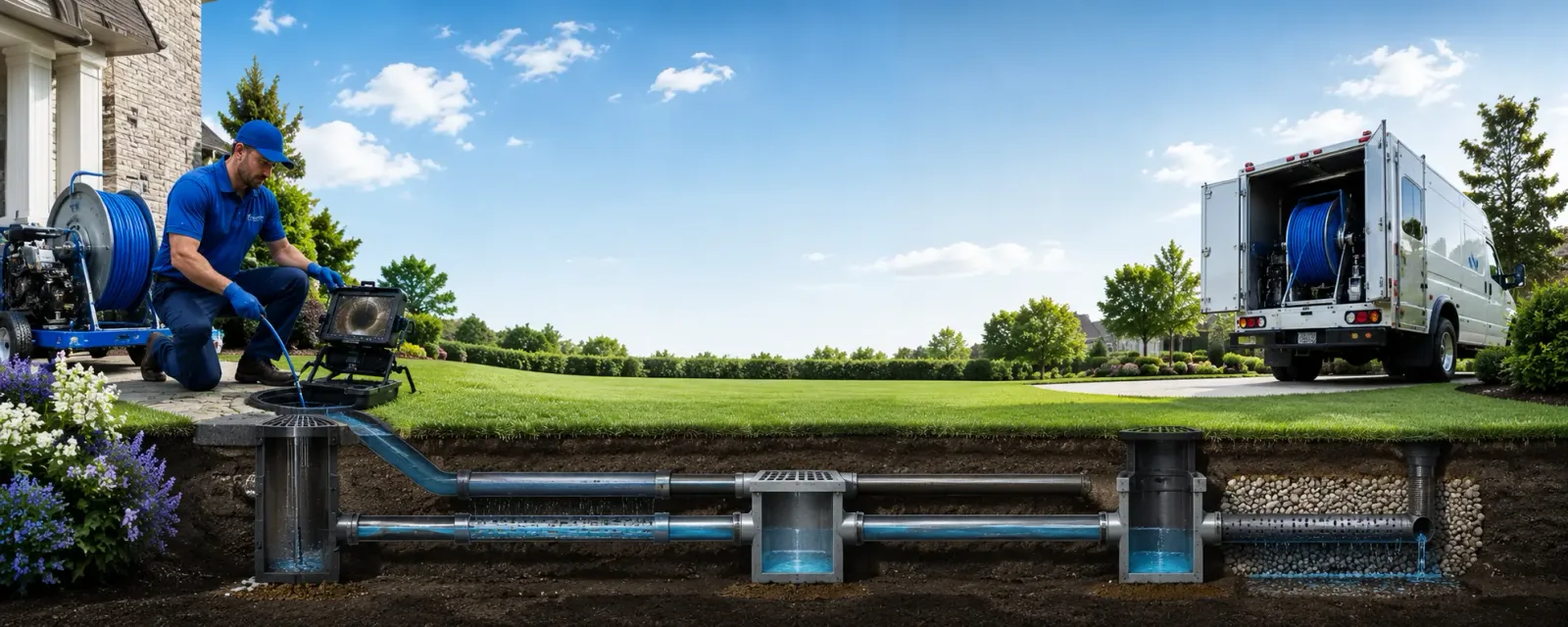 Outdoor drain cleaning information for Hermon, ME